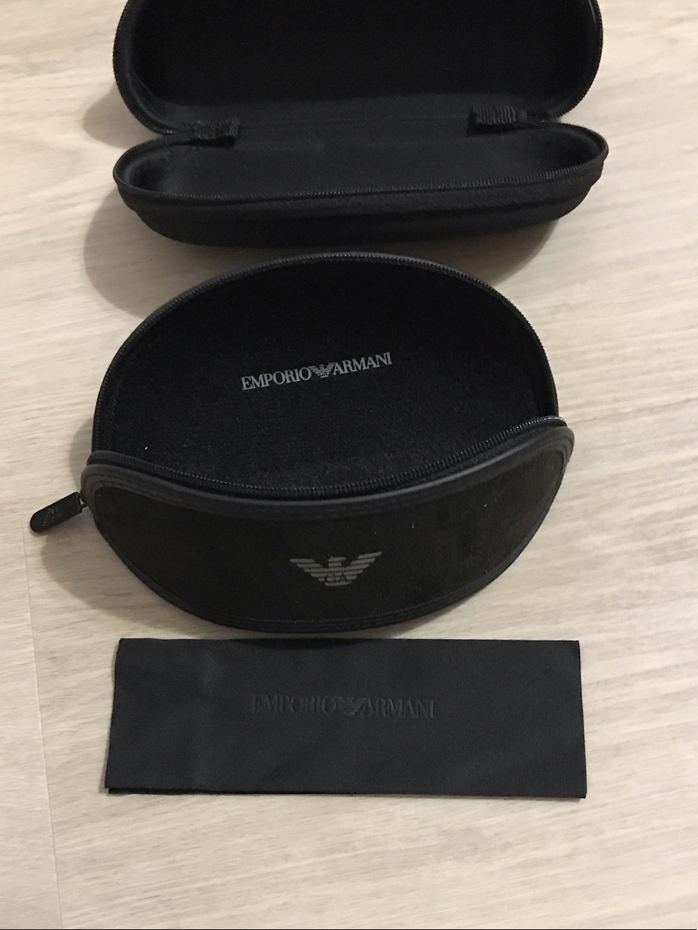 2 Black Zip Eyewear Case Duo - Picture 5 of 5